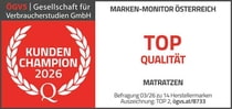 Träumeland Matratze beste Qualität - Auszeichnung matratzen-top-qulitaet-zertifikat-traeumeland